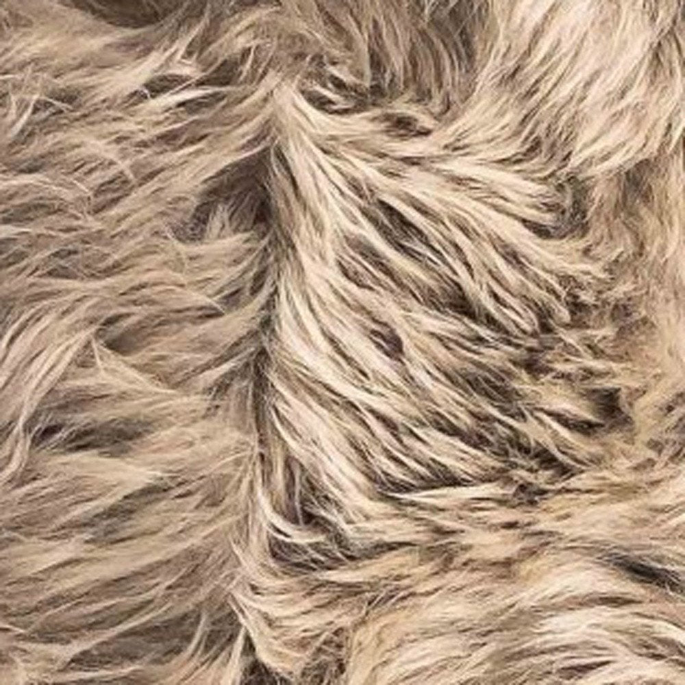 2' X 3' Latte New Zealand Natural Sheepskin Rug