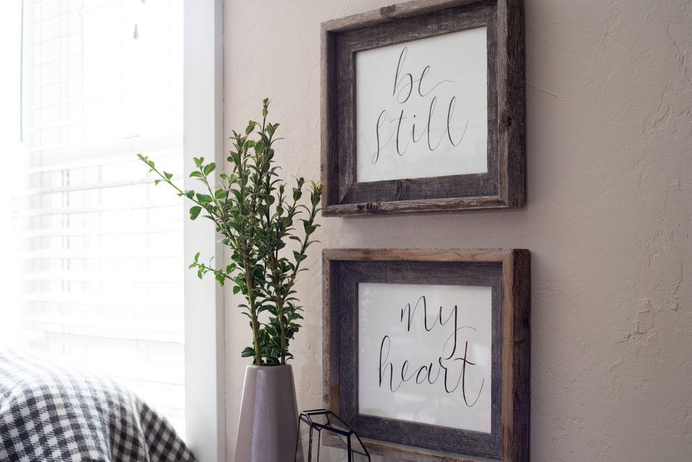 8" x 10" Gray Solid Wood Tabletop Picture Frame