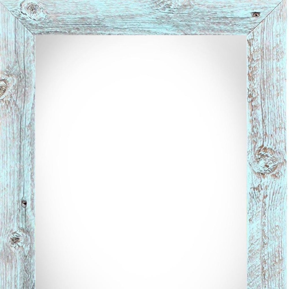 9" x 12" Blue Solid Wood Hanging Picture Frame