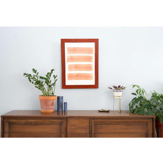 9" x 12" Red Solid Wood Hanging Picture Frame
