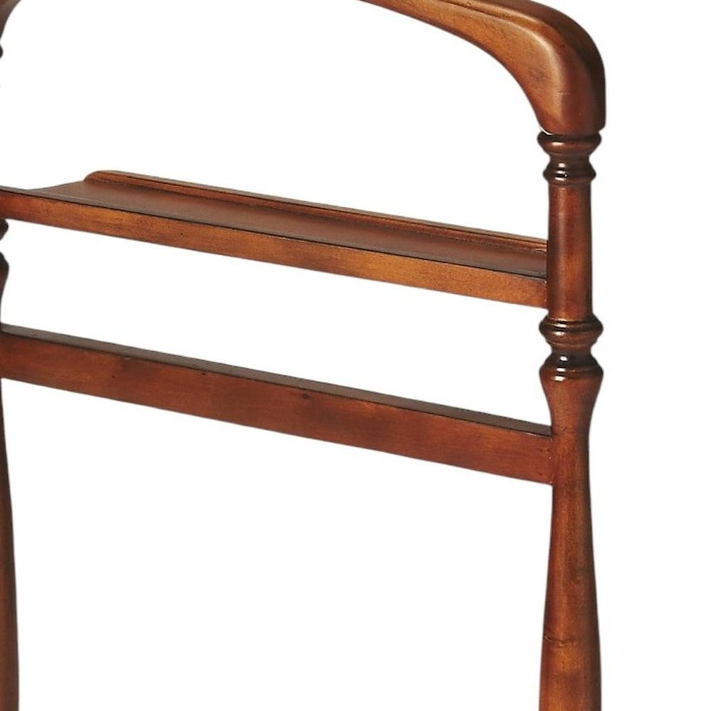 Judson Olive Ash Burl Valet Stand
