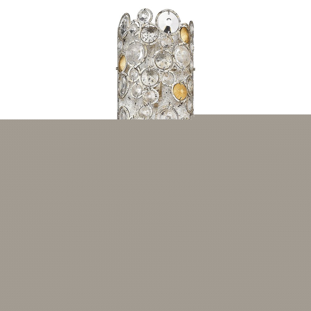 Vitozzi 3-Light Antique Silver Leaf Sconce