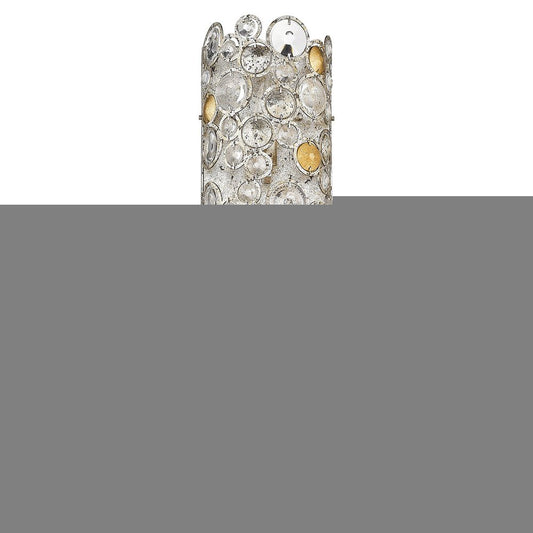 Vitozzi 3-Light Antique Silver Leaf Sconce
