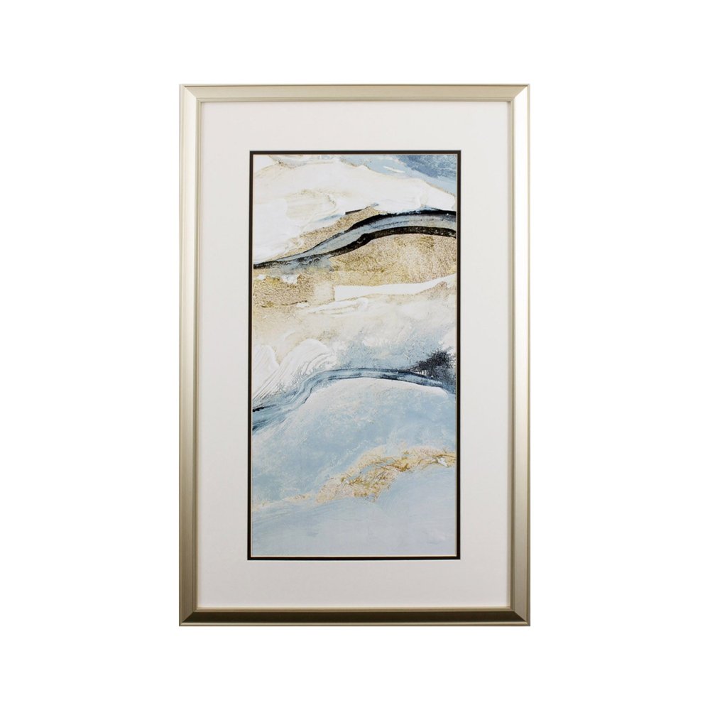 Set of Two Sandy Beach Abstract Wall Art