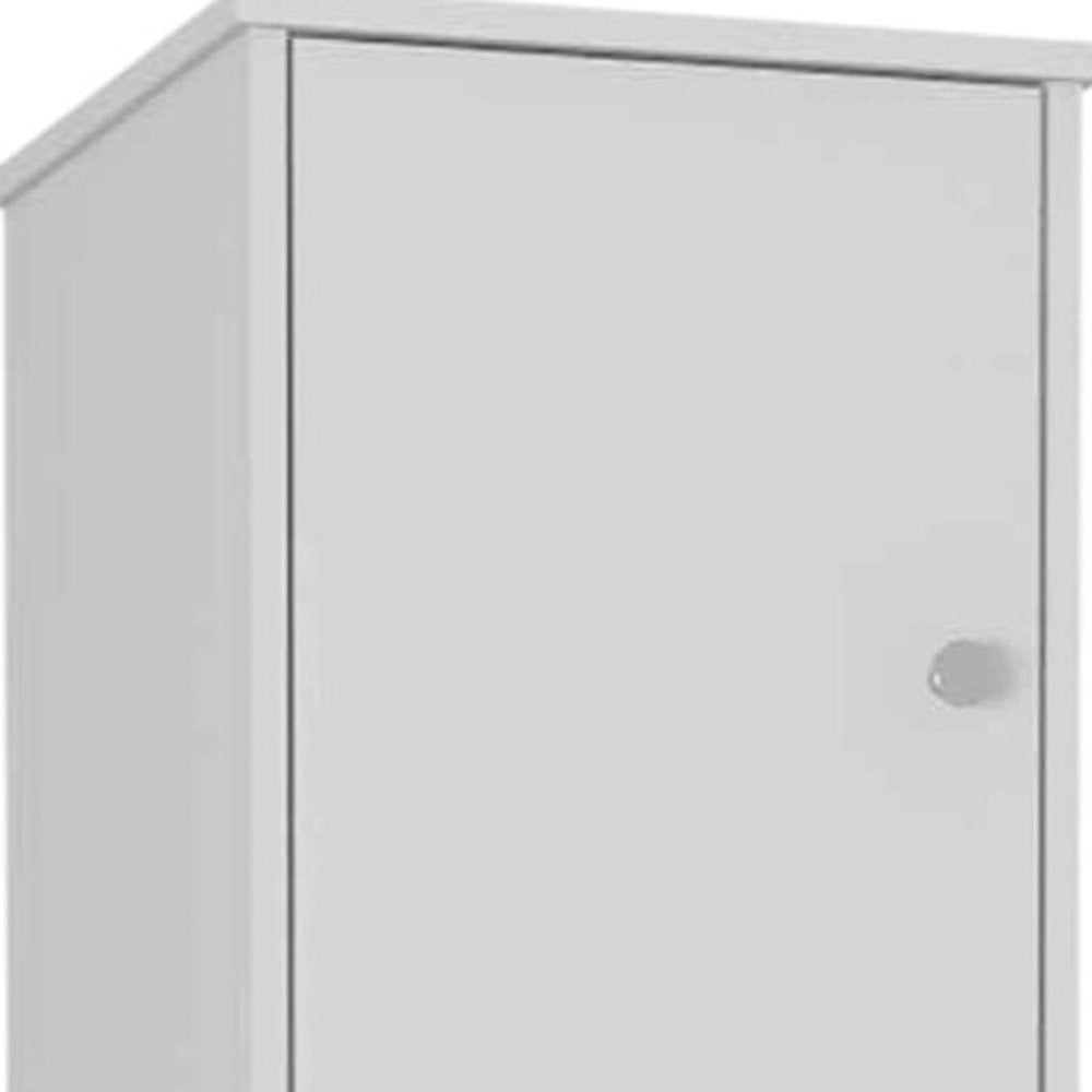 68" White Wood Accent Cabinet With Two Doors