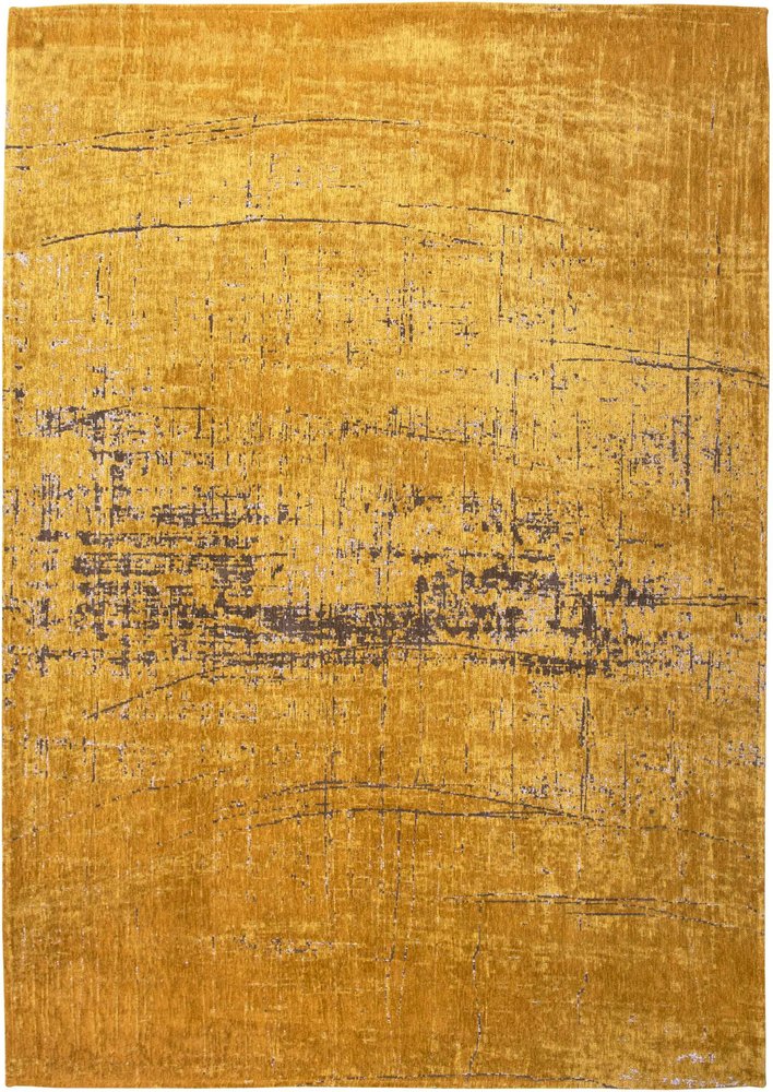 9' X 13' Yellow And Brown Chevron ,Washable, Area Rug