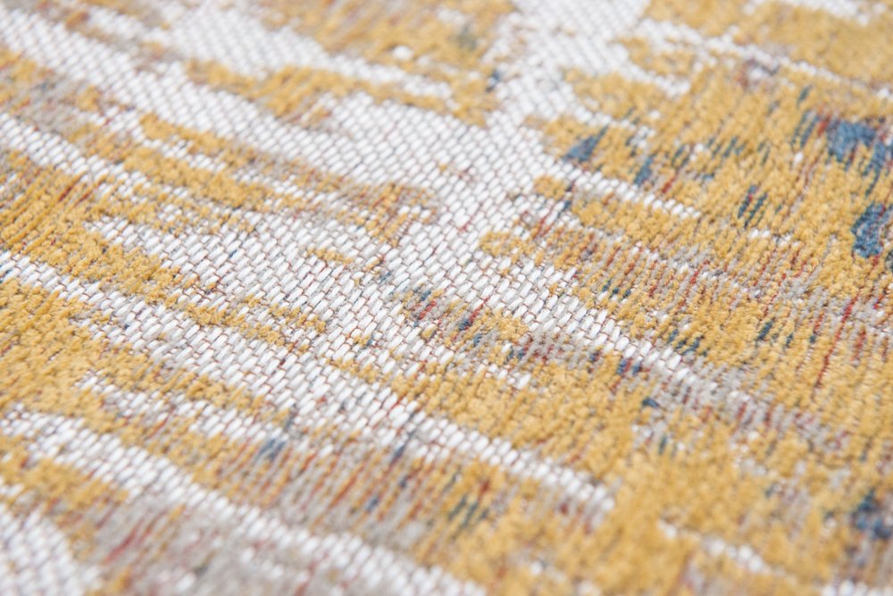 9' X 13' White Abstract Non Skid Area Rug