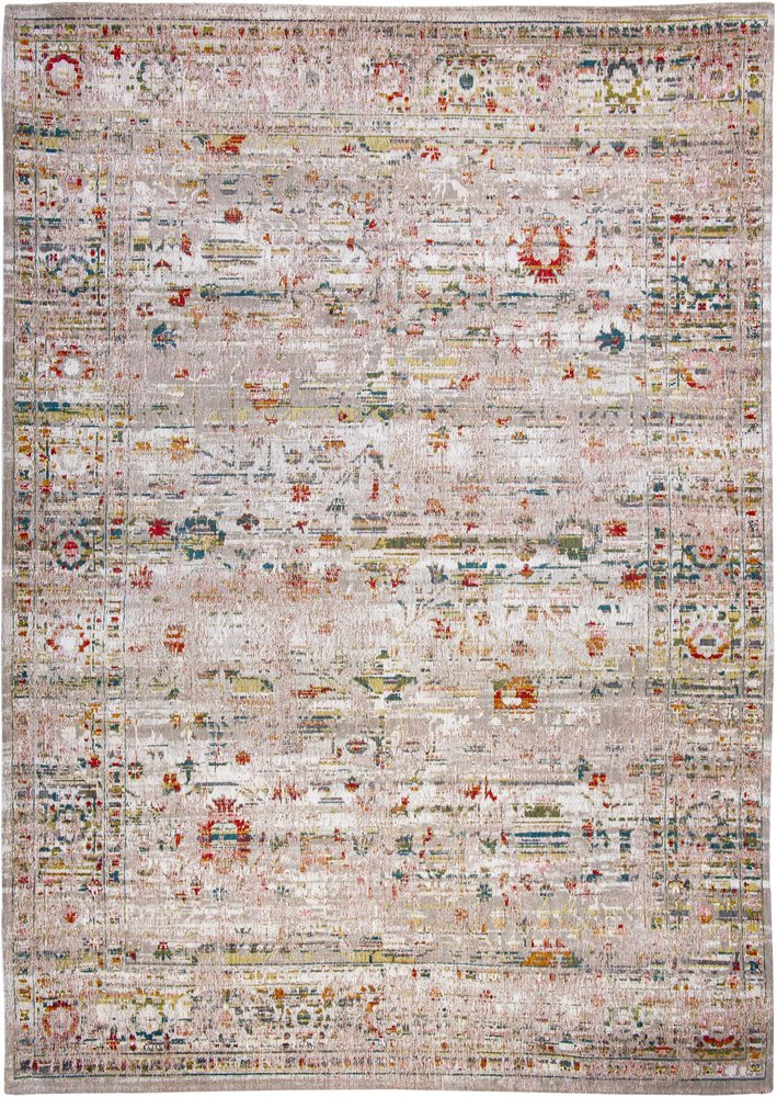 9' X 13' White Oriental Non Skid Area Rug