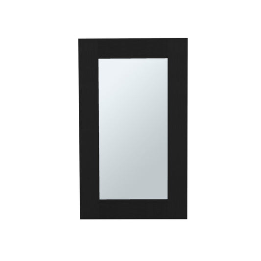15" Black Wood Floating Bathroom Vanity