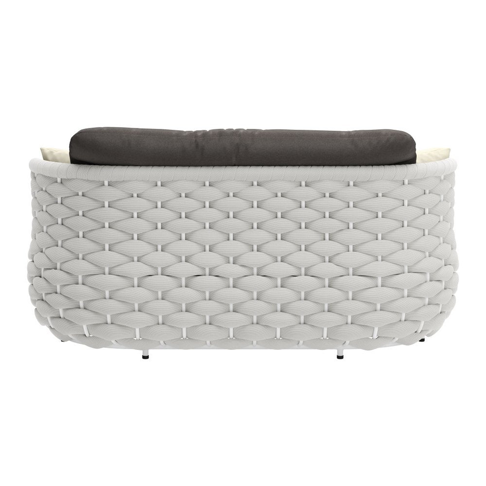 64" Gray Fabric Sofa