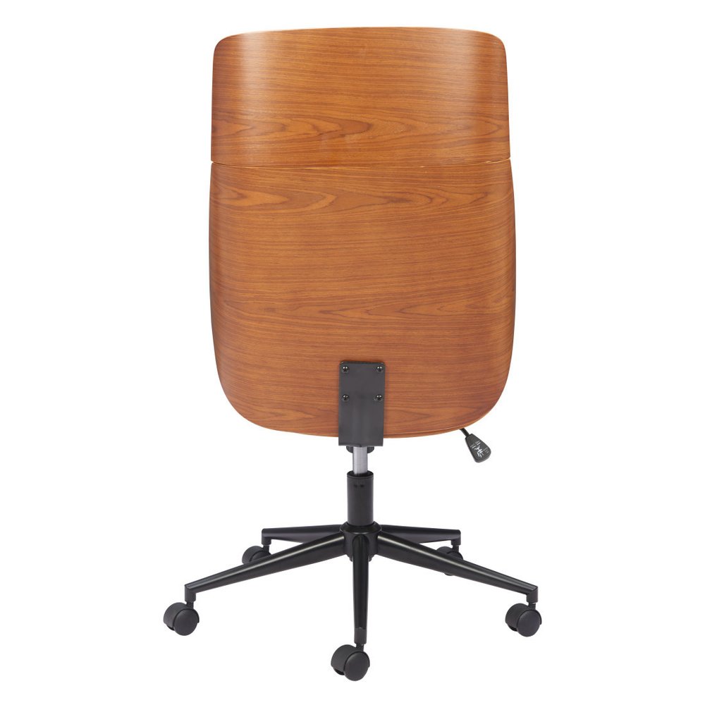 White Adjustable Height Rolling Office Chair