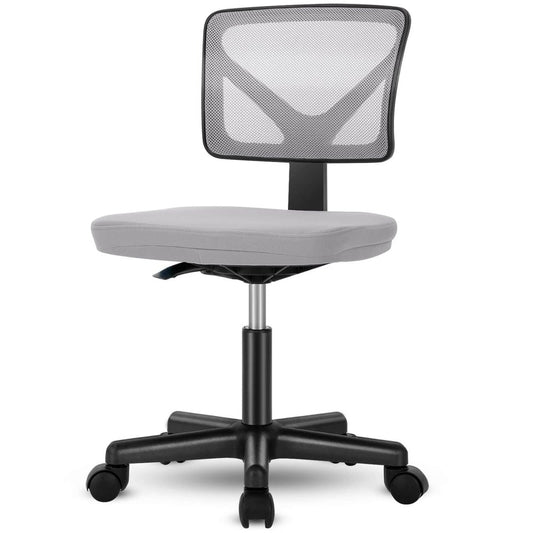 Black and Gray Adjustable Height Swivel Rolling Office Chair