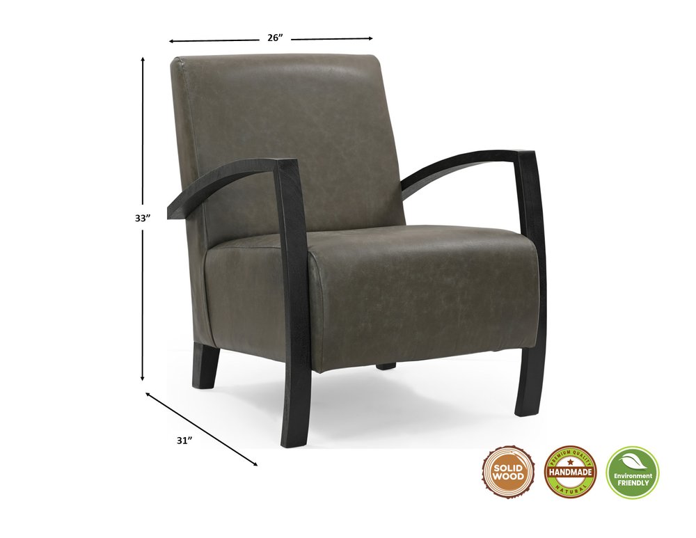 Set of Three Brown Solid Wood Round Solid Furniture Set