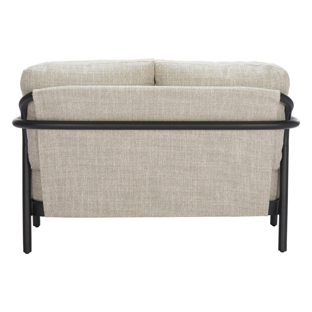 50" Beige Polypropylene Sofa