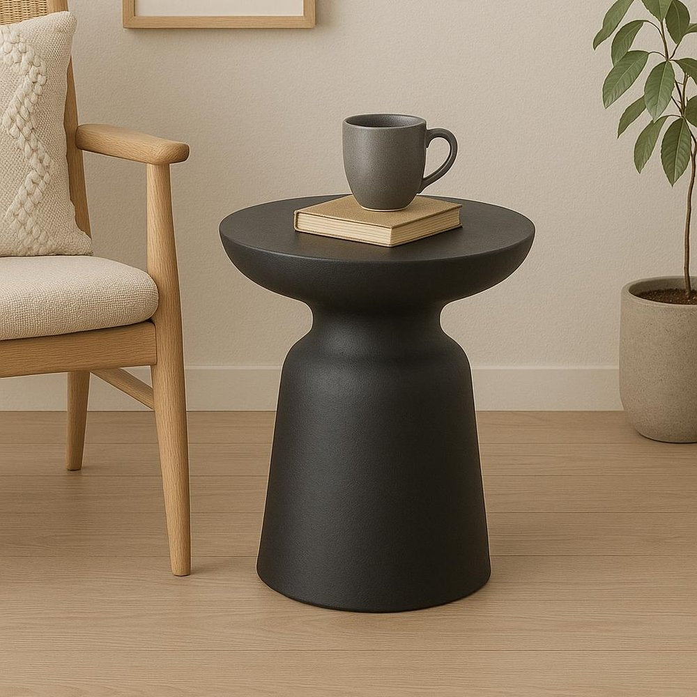 Black Iron and Metal Free Form Solid Furniture Set