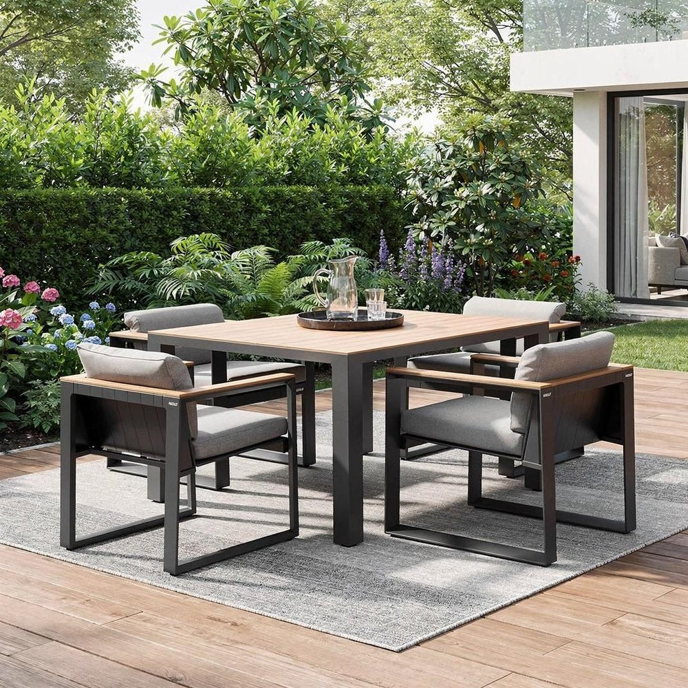 Nine Piece Dining Set with Eight Chairs