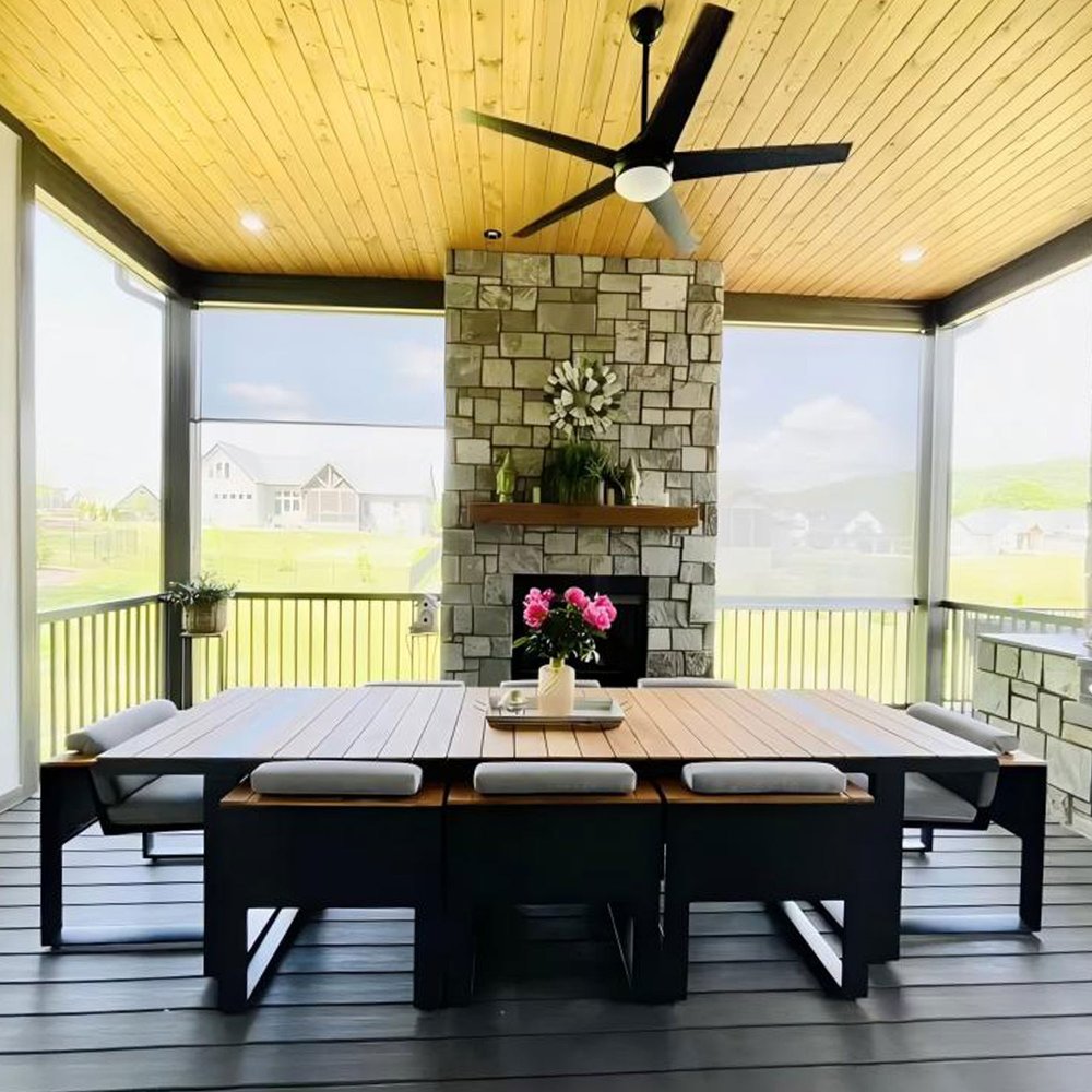 Nine Piece Dining Set with Eight Chairs