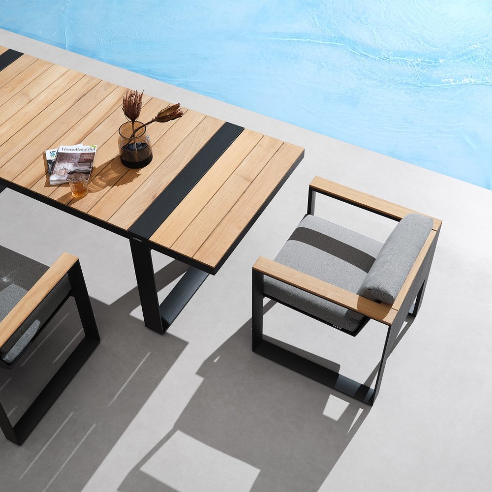 Nine Piece Dining Set with Eight Chairs