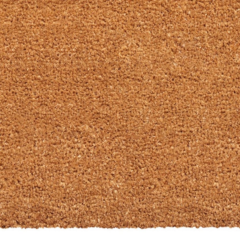 36" X 72" Brown Black And Red Valentine's Day Heart XOXO Outdoor Coir Door Mat
