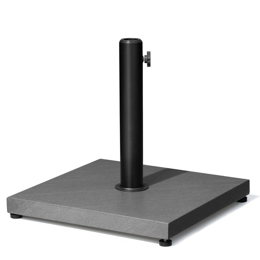 Gray Market Umbrella Fillable Steel In Ground Adjustable Umbrella Base