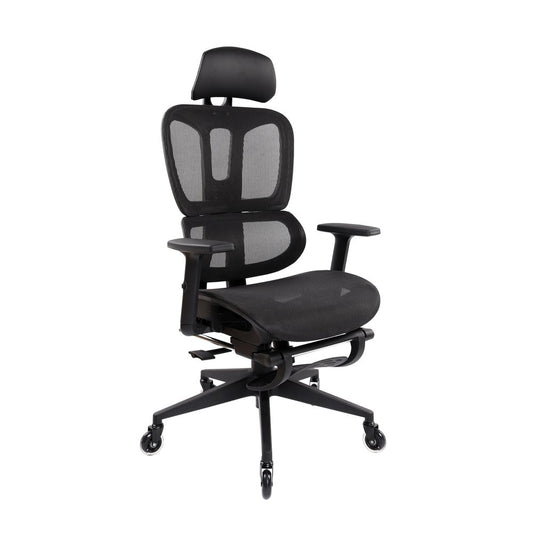 Black Adjustable Height Swivel Rolling Office Chair