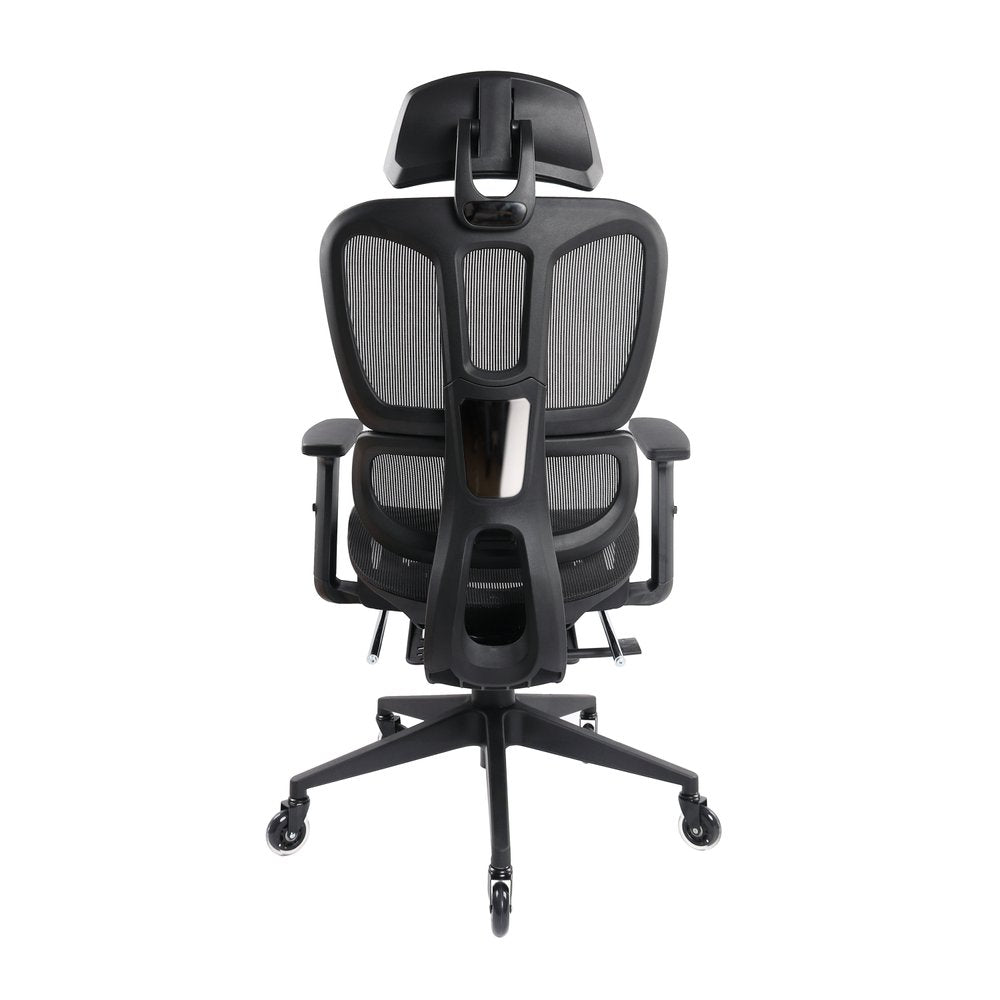 Black Adjustable Height Swivel Rolling Office Chair