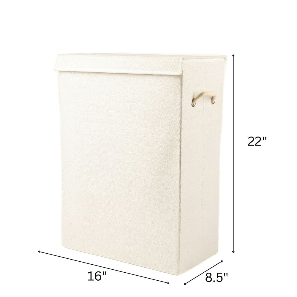 9" Off White Wicker Free Standing Single Door Linen Cabinet
