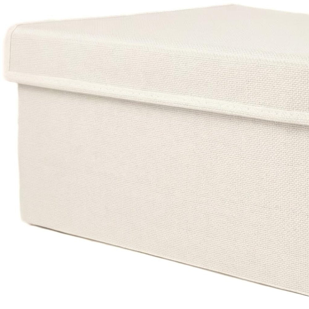 10" Off White Wicker Free Standing Single Door Linen Cabinet